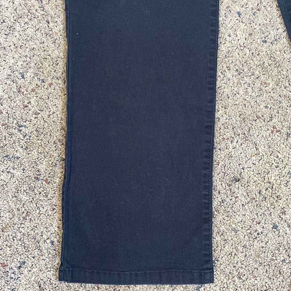 Gloria Vanderbilt Women’s Black Straight Leg Midrise Pants Sz 10 - Picture 3 of 7